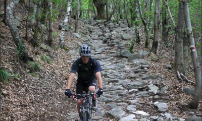 Descente sur Sigirino, un pt´it coup de sentier romain