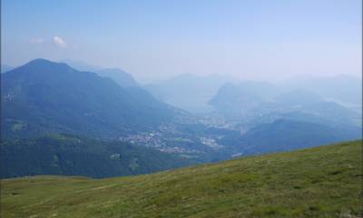 Vue sur la baie de Rio...heu...Lugano!