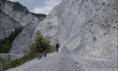 Les graviers de la Ruinaulta comme sentier !