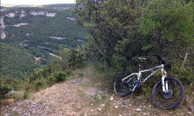 Vue sur les gorges de l´Ardèche