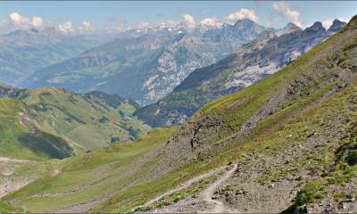 Depuis le Surenepass en direction de Erstfeld