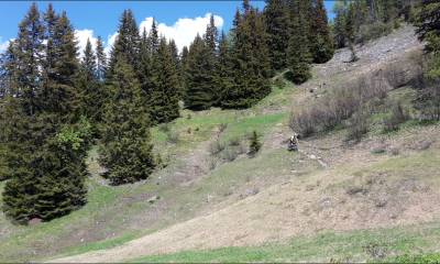 Descente du Blattipass